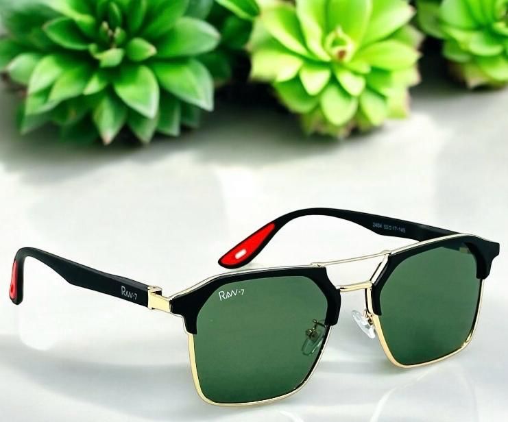 "RAW-7 Premium Square Sunglasses for Men – Stylish UV Protection & Polarized Lenses"