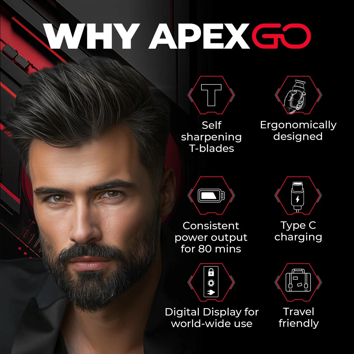 Beardo ApeX Go Pocket Trimmer