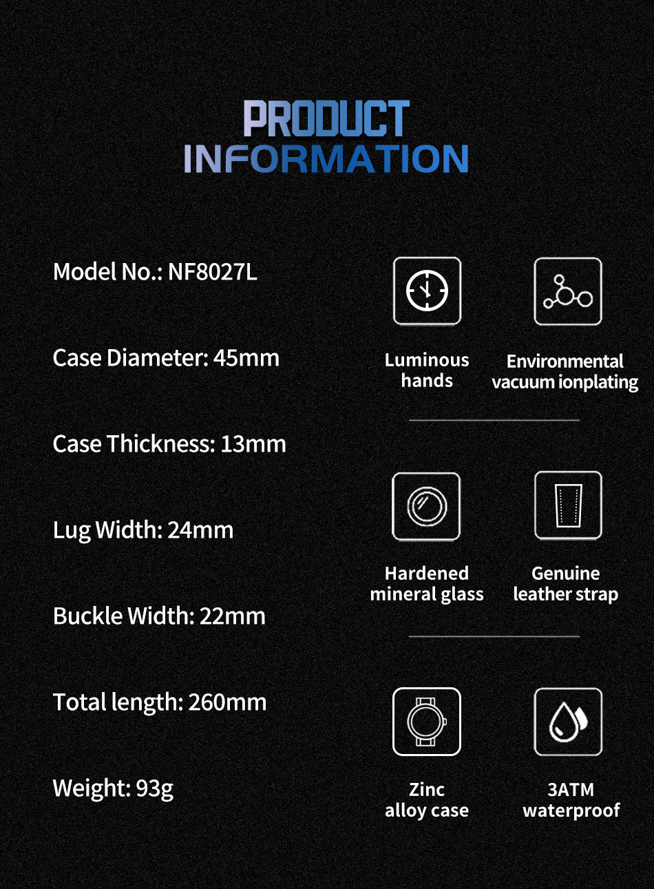 NAVIFORCE 8027 S Men's Watch